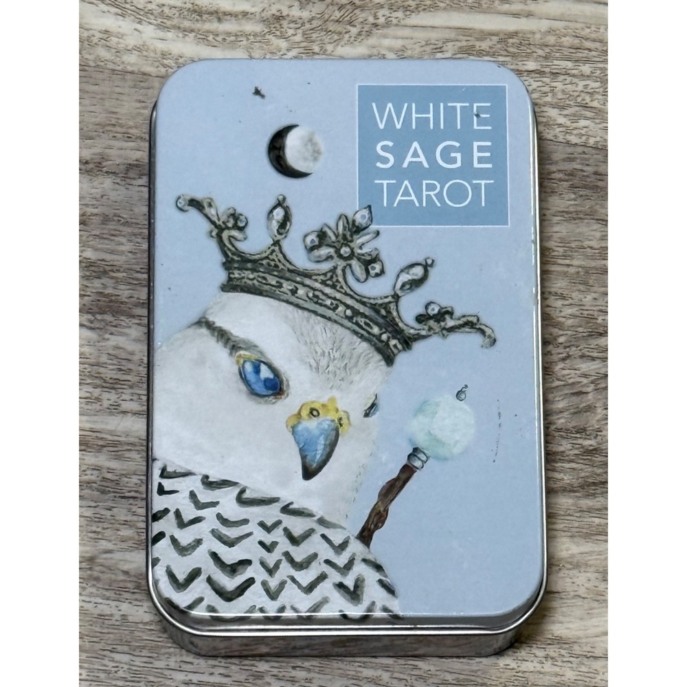 White Sage Tarot Deck 78 Cards Pocket-Sized‎ Chakra Chart Custom Spread